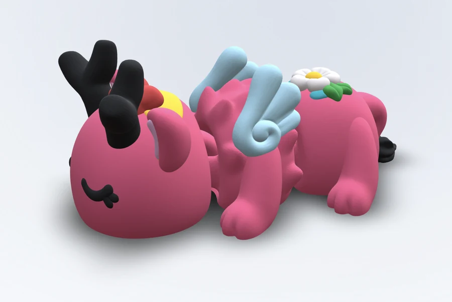CuteFlexi pink creature