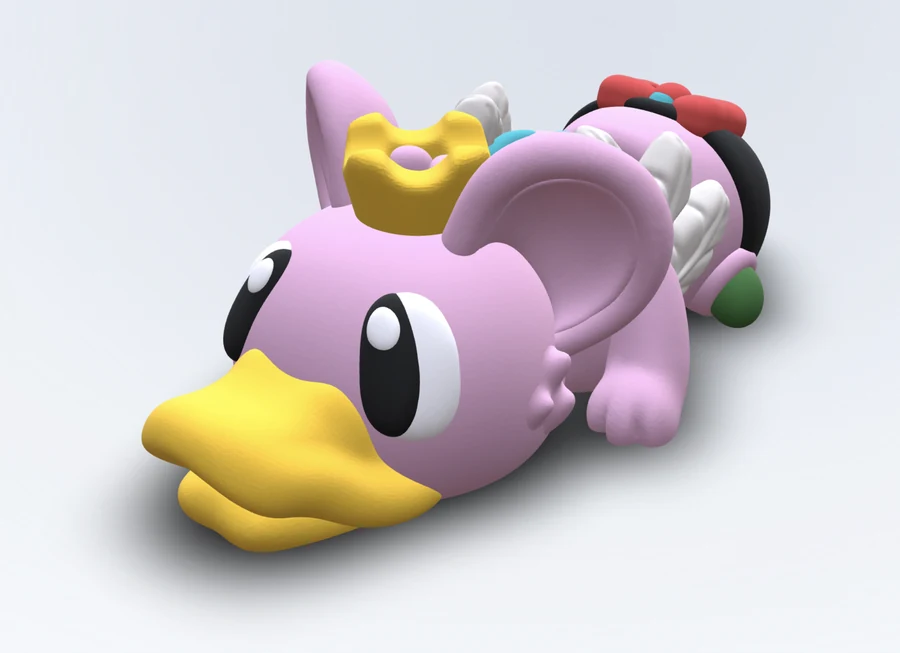 CuteFlexi duck design